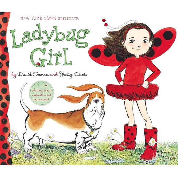 Ladybug Girl & At the Beach Beautiful Hardcover Books by David Soman Jacky Davis - Picture 11 of 16